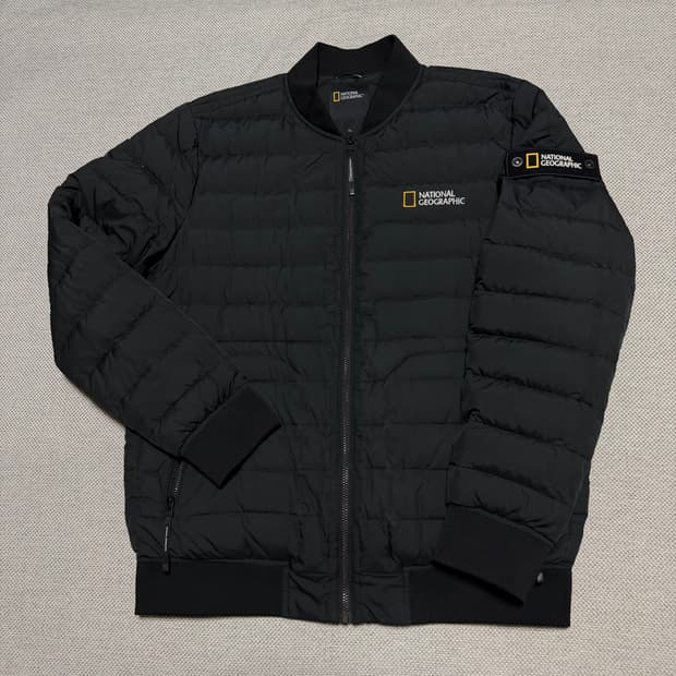 내셔널지오그래픽 봄버 패딩 자켓