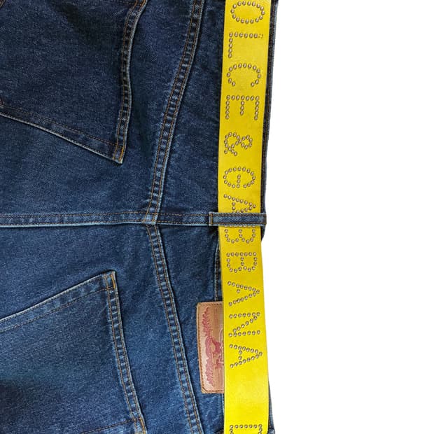 돌체앤가바나 스터드 레더 벨트