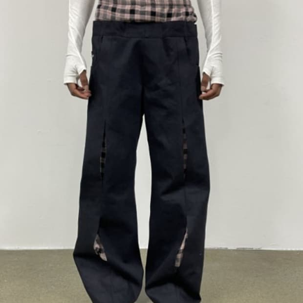 Sf1OG pleated boxer denim