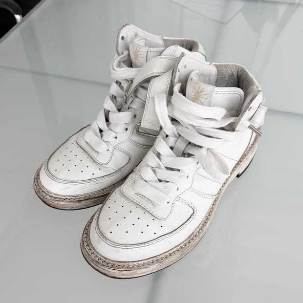 미하라 야스히로 하이브리드 레더 스니커즈