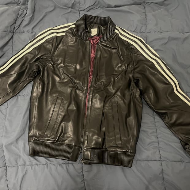 아디다스 빈티지 레더자켓