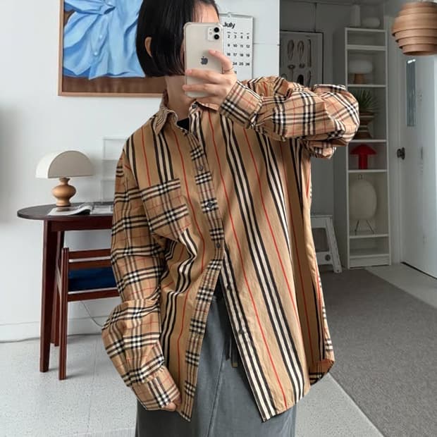 버버리 스트라이프 셔츠 (Man 2XL) AB0688