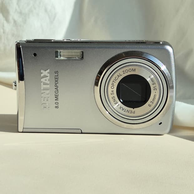 노출이상🥺펜탁스 Optio M50 실버 💿