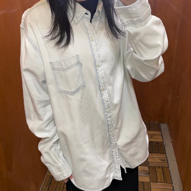 (L) Levi's 리바이스 코튼 데님 셔츠
