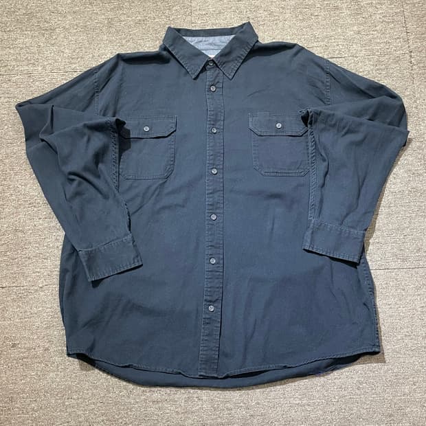 (2XL) Wrangler 랭글러 코튼 데님 셔츠