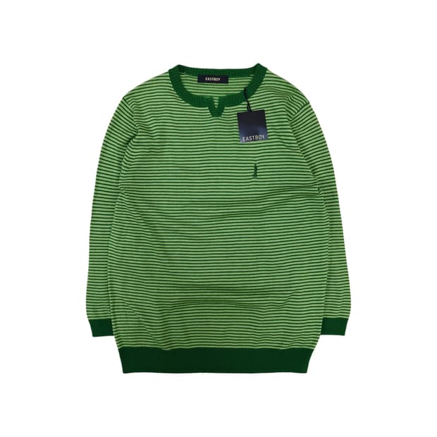 이스트보이 그린 니트 티셔츠