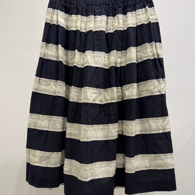 꼼데가르송 타오 08ss 스트라이프 스커트