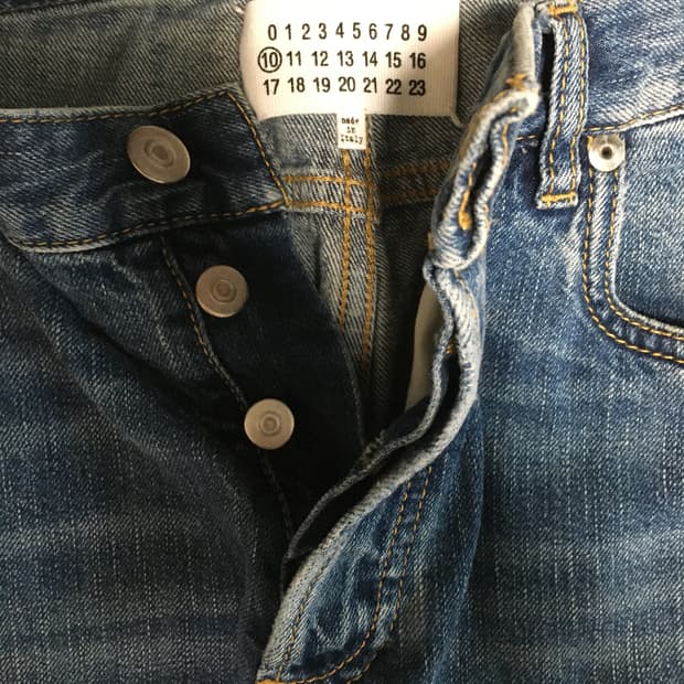 마르지엘라 17ss 데님팬츠