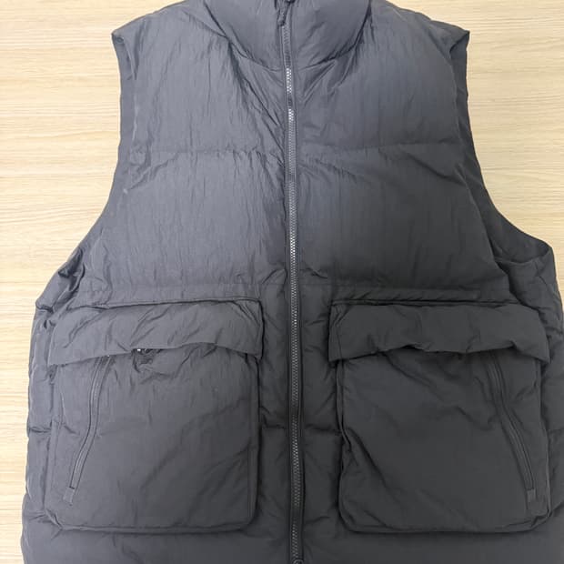 무신사스탠다드 구스다운 조끼패딩 XL ( 105 ) 