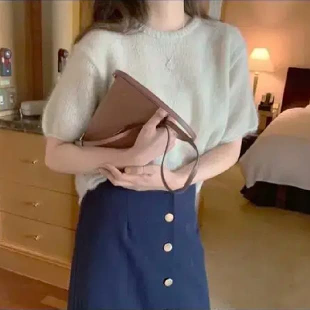 메이비베이비(MAYBEBABY) 디어리스트 오로라 모헤어니트 프리사이즈 