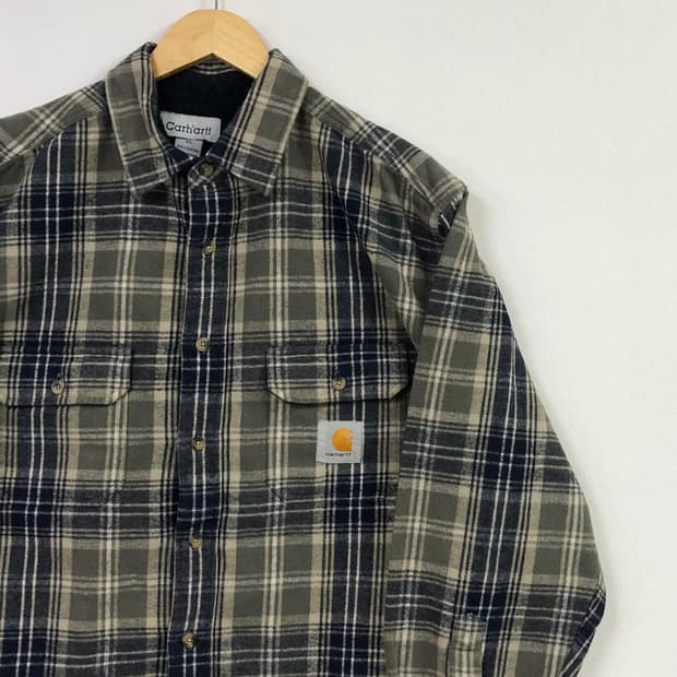 XL 칼하트 체크 워크 남방