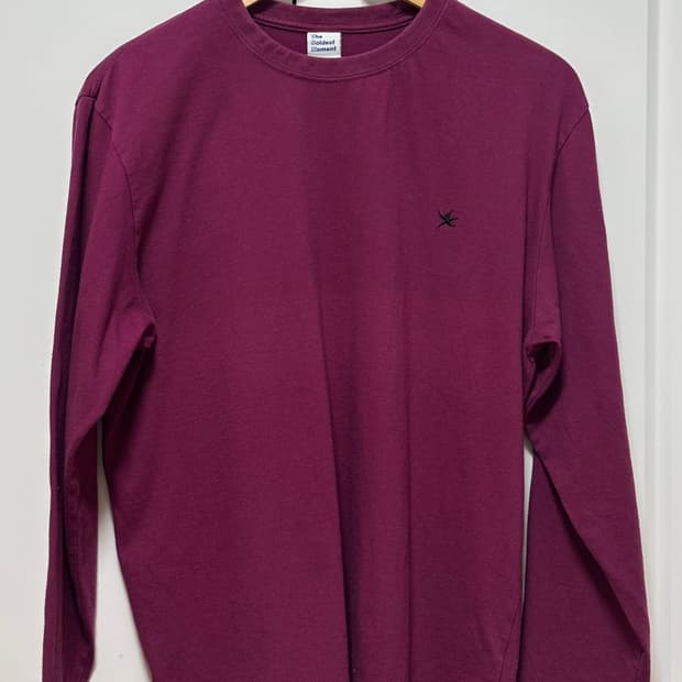 더콜디스트모먼트 mini logo long sleeve M