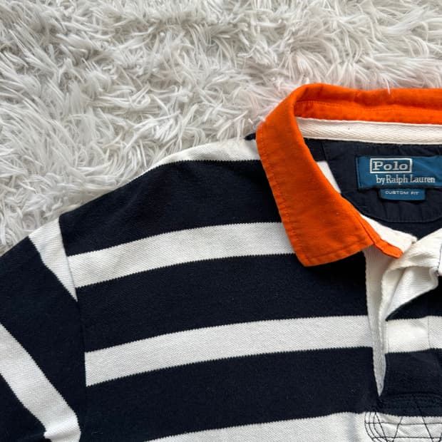 POLO 랄프로렌 일본빈티지 카라티 빅포니 반팔 폴로카라티 xl 105