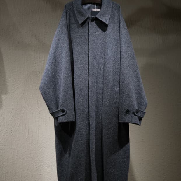 [M] 25aw 요코사카모토 캠프 멜튼 발마칸 코트 차콜