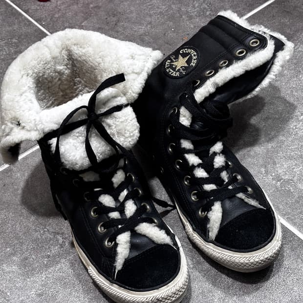 빈티지 컨버스 하이 올스타 롱 퍼부츠