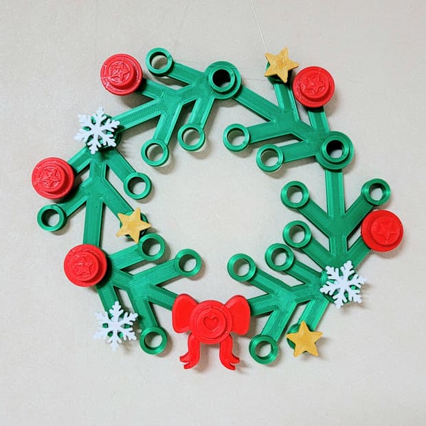 토이 블록 크리스마스 리스