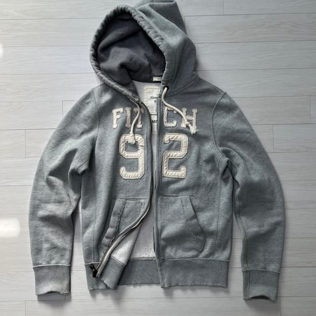 아베크롬비 후드집업 피치 92 그레이