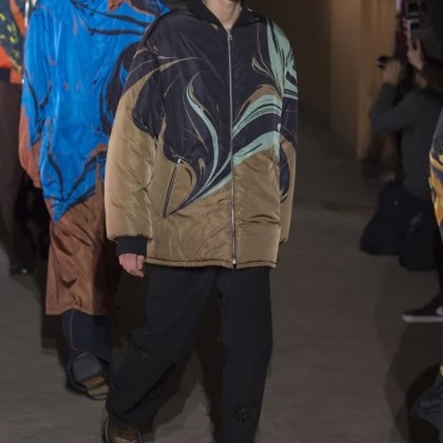 드리스 반 노튼 18fw 패딩