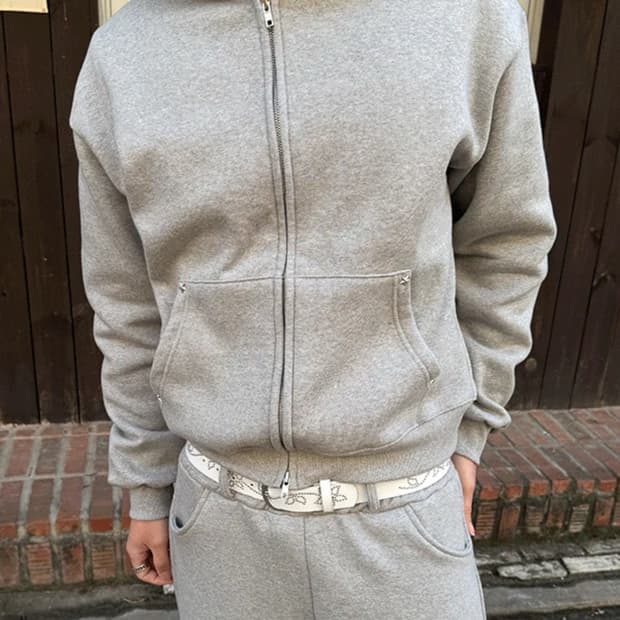 수우드 별 후드집업