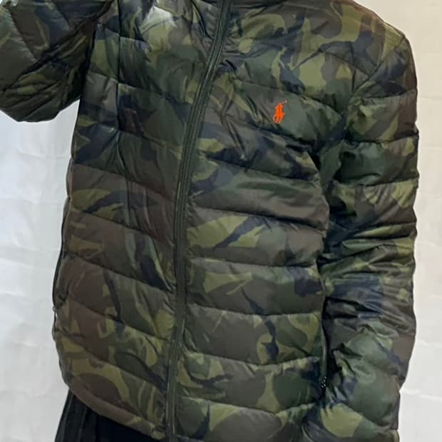 폴로랄프로렌 카무플라쥬 경량 패딩