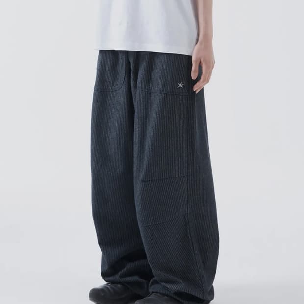 더콜디스트모먼트 starfish pin stripe pants 