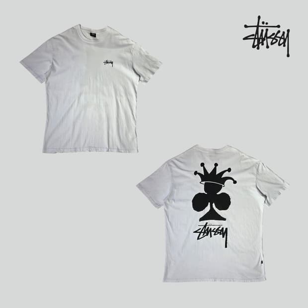 [L]스투시 클럽 크라운 반팔