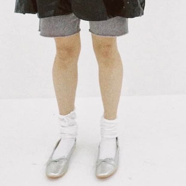 샵페어리 python ribbon flat shoes