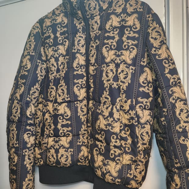 자라 바로크 패턴 패딩 S