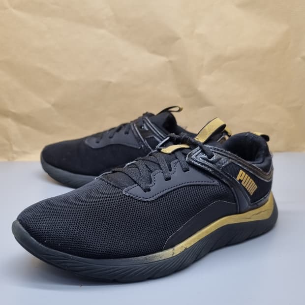 푸마 소프트 라이드 블락 골드 운동화245 