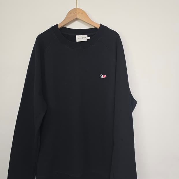 Maison Kitsuné 메종 키츠네 트리컬러 폭스 맨투맨 XL