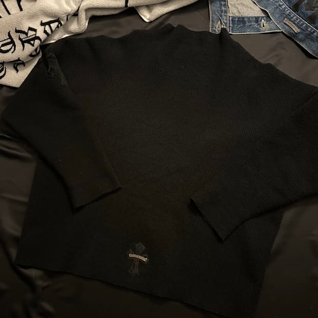 크롬하츠 송치 패치 스웨터/니트