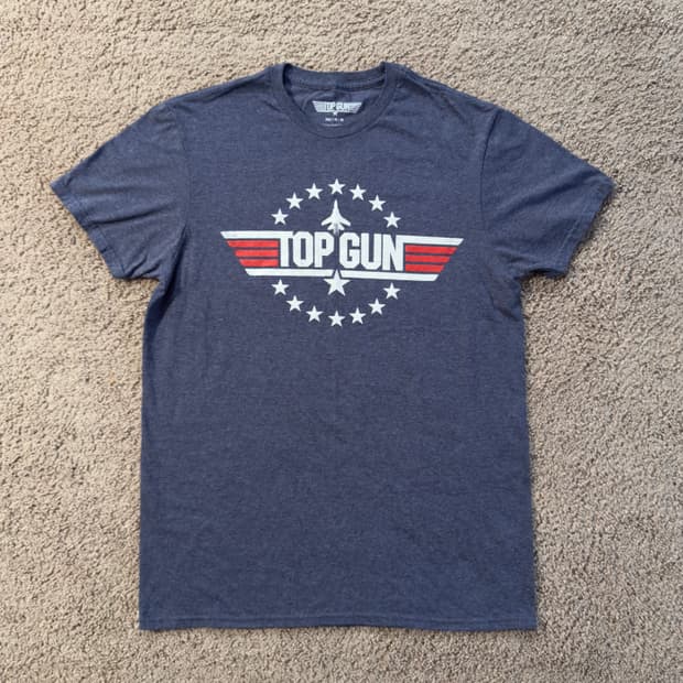 빈티지 탑건 Top Gun 영화 공식 티셔츠