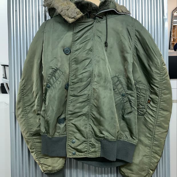[XL] 알파인더스트리즈 Alpha Industries N-2B 카키 밀