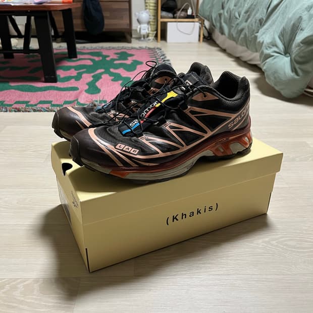 살로몬 xt-6 피치 베이지