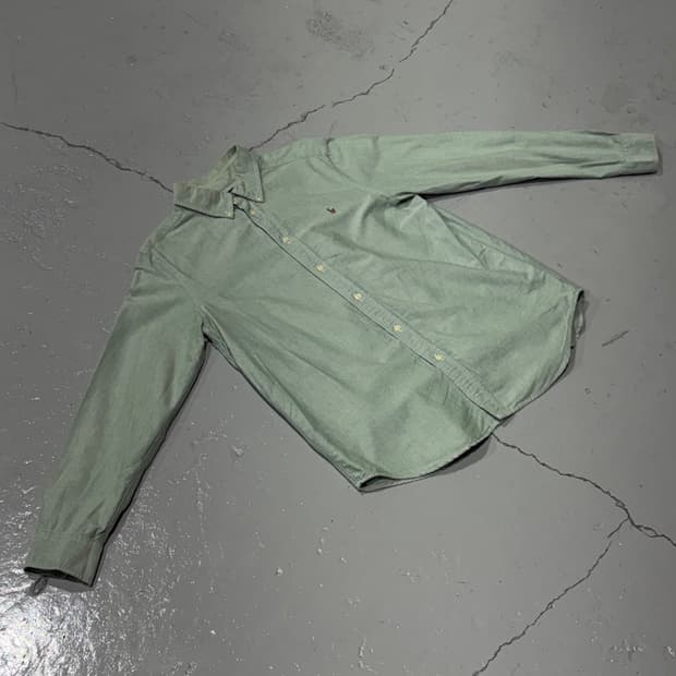폴로 랄프로렌(PoloRalphLauren) 그린 옥스포드 셔츠