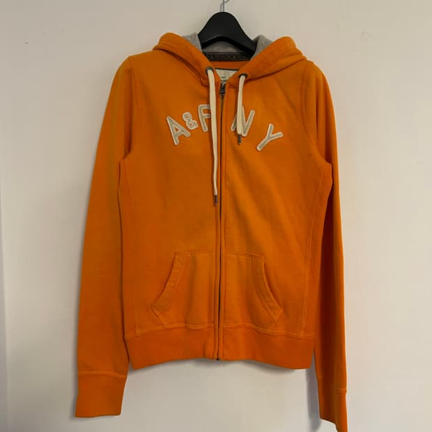 아베크롬비 레터링 후드집업