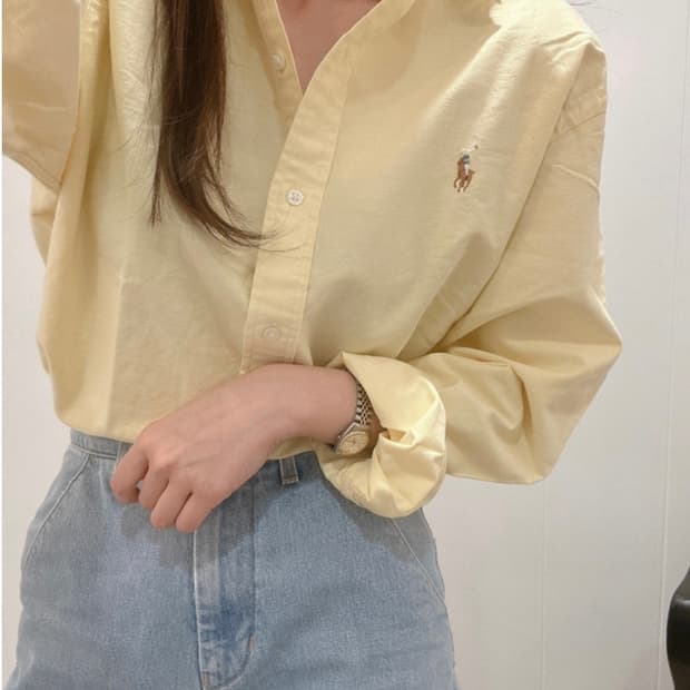 폴로 랄프로렌 맨즈 옥스포드 셔츠 슬림핏 L