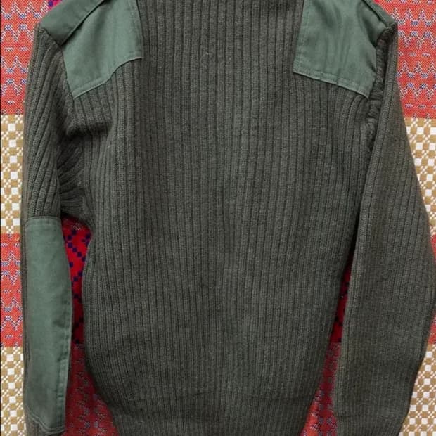 미군 코만도 울 스웨터 40사이즈 100