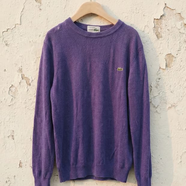 Made in France Lacoste Deep Purple Knit
