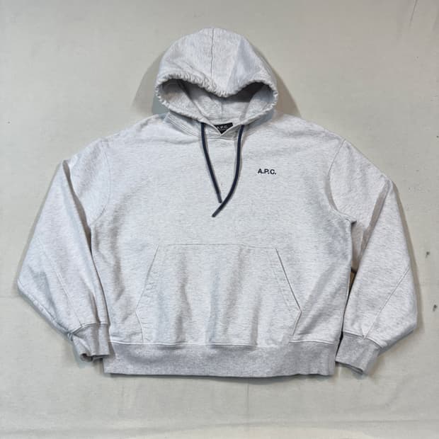 S) A.P.C. 아페쎄 후드티 그레이