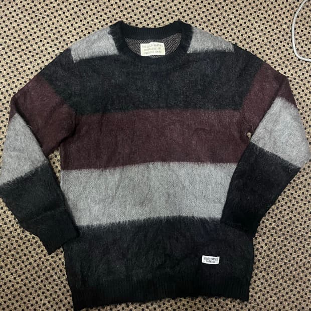 와코마리아 모헤어 니트 L