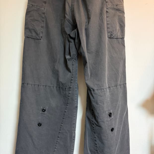 HATCHINGROOM Big Cargo Pants gray