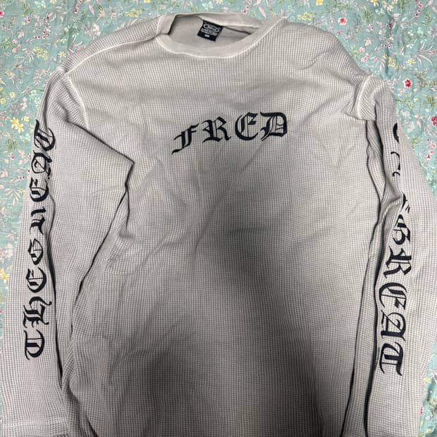 [S]헤리티지플로스 알프레드 피그먼트 롱슬리브 라이트그레이