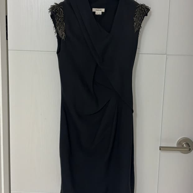  헬무트랭 기하학 원피스 44,마른55 정품 