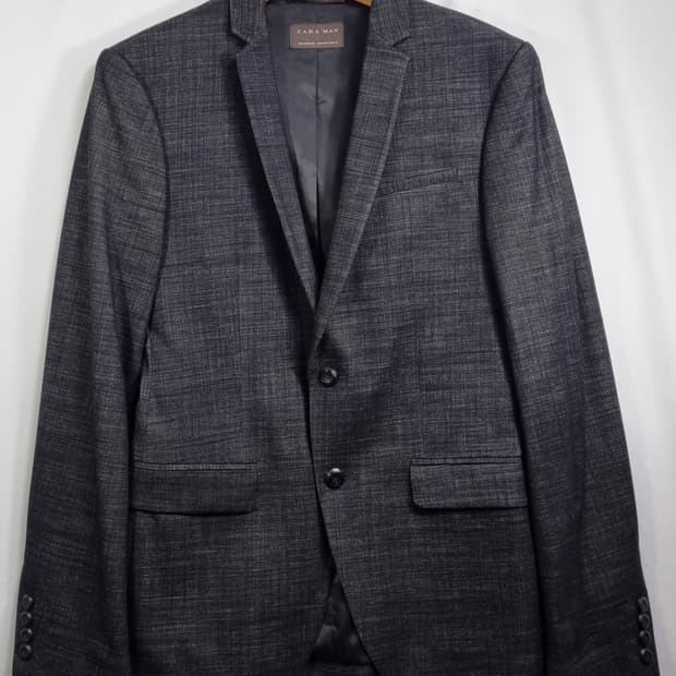 46사이즈) ZARA MAN 자라 맨 블랙 블레이저 정장자켓