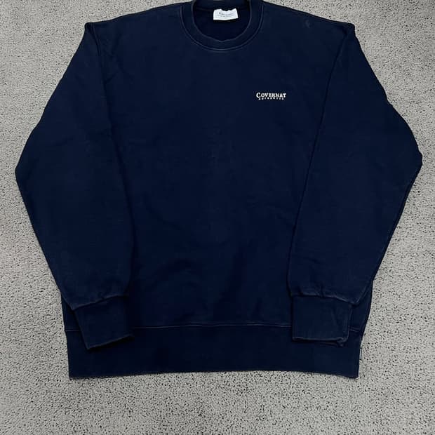 (L) 커버낫 네이비 맨투맨