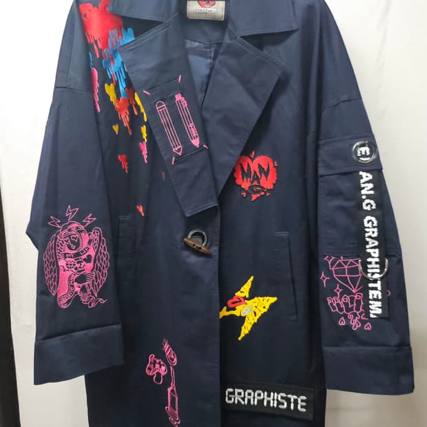 만지 환절기 코트  남여가능