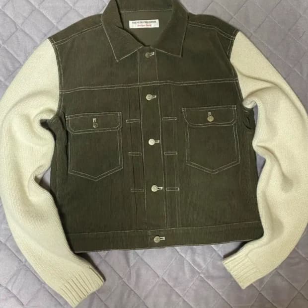 더뮤지엄비지터 니트트러커자켓 (L)