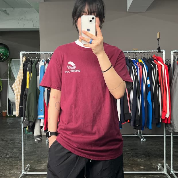 빈티지 프린팅 반팔 티셔츠 