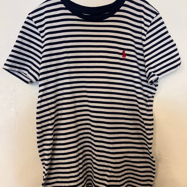 폴로 랄프로렌 스트라이프 반팔 티셔츠 s